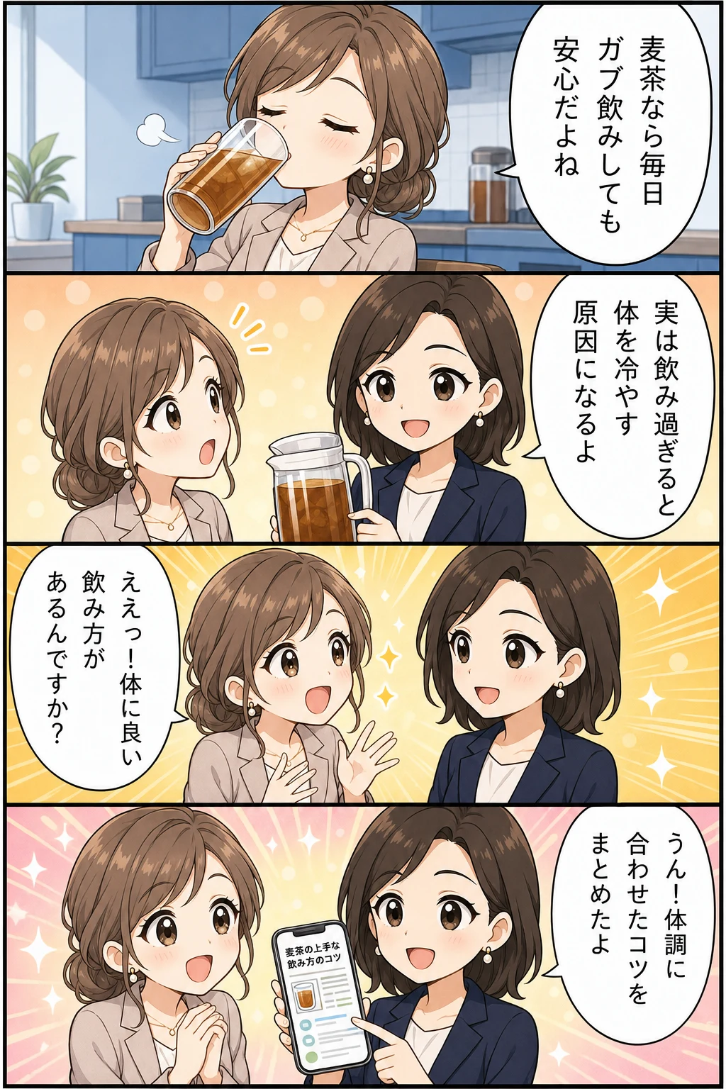 麦茶の効能 デメリット