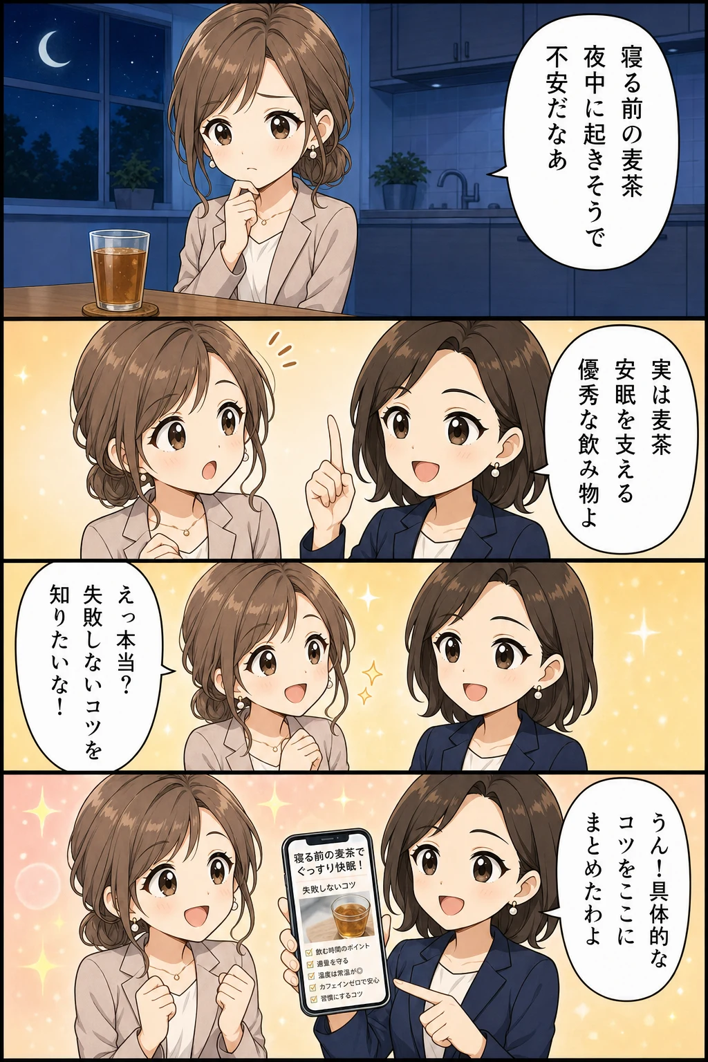 麦茶 利尿作用 寝る前