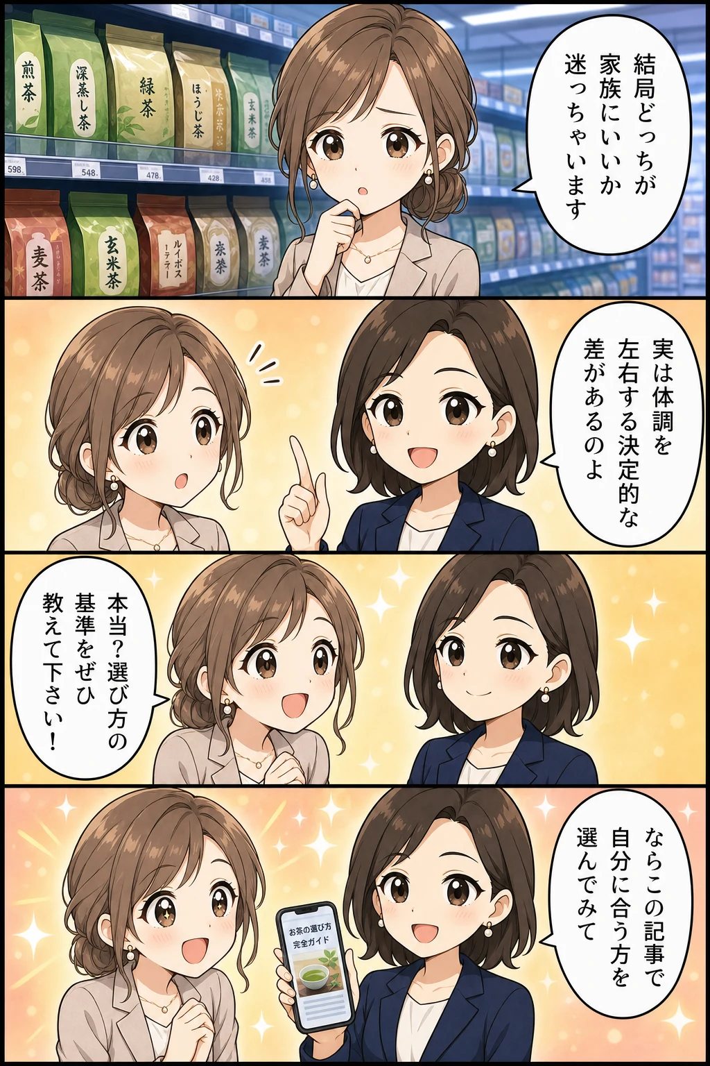 麦茶 vs ルイボス ティー